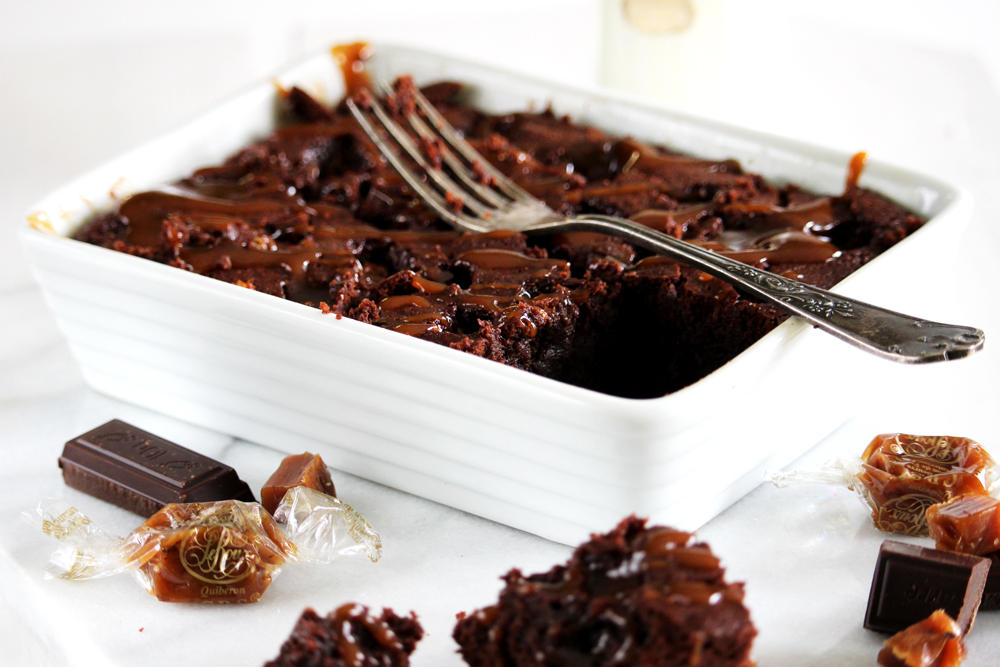 Brownie Chocolat Noir Et Caramel Beurre Salé